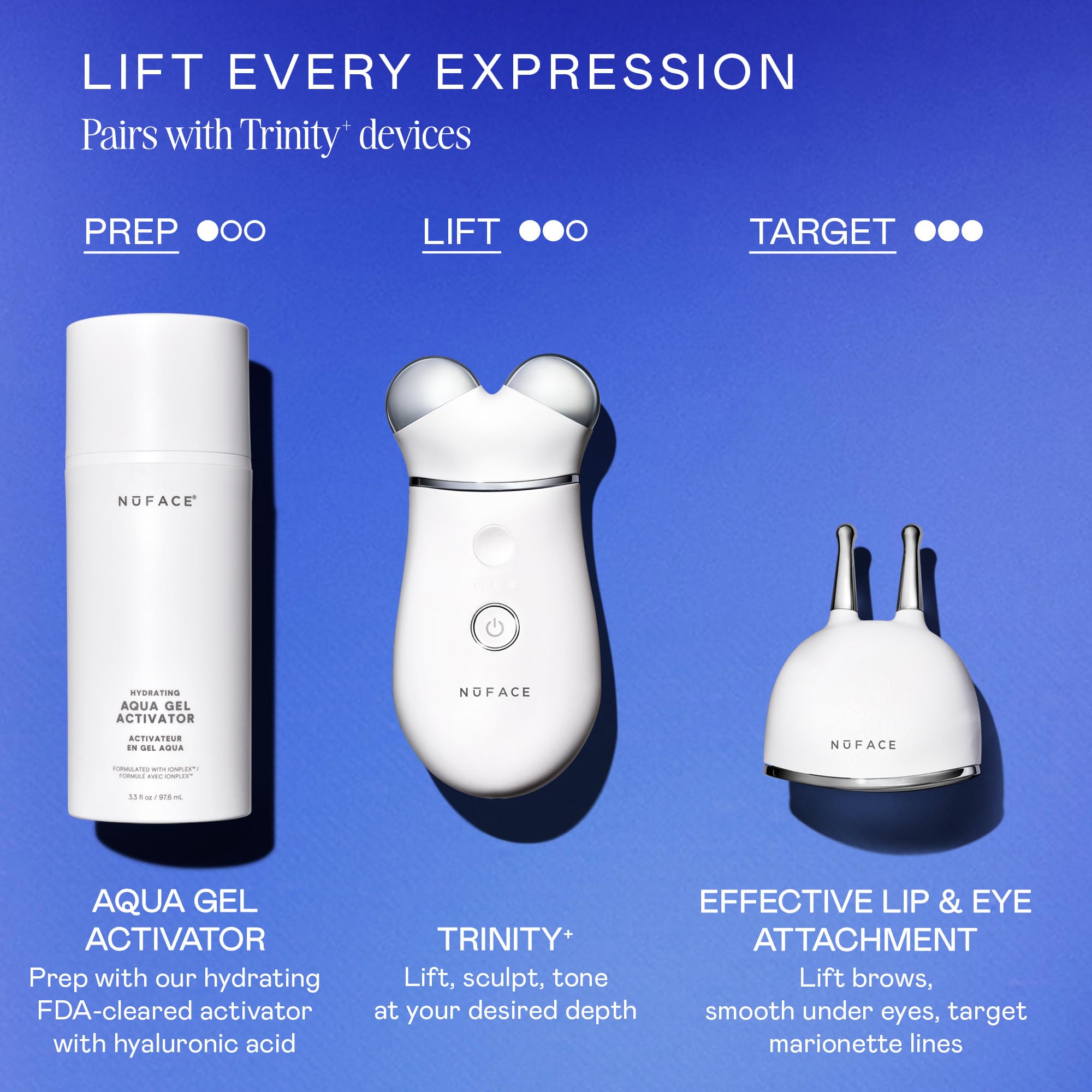 ボディ・フェイスケア nova eye by fertoire Amazon.com: NUFACE Trinity+ Microcurrent Facial Device + Effective